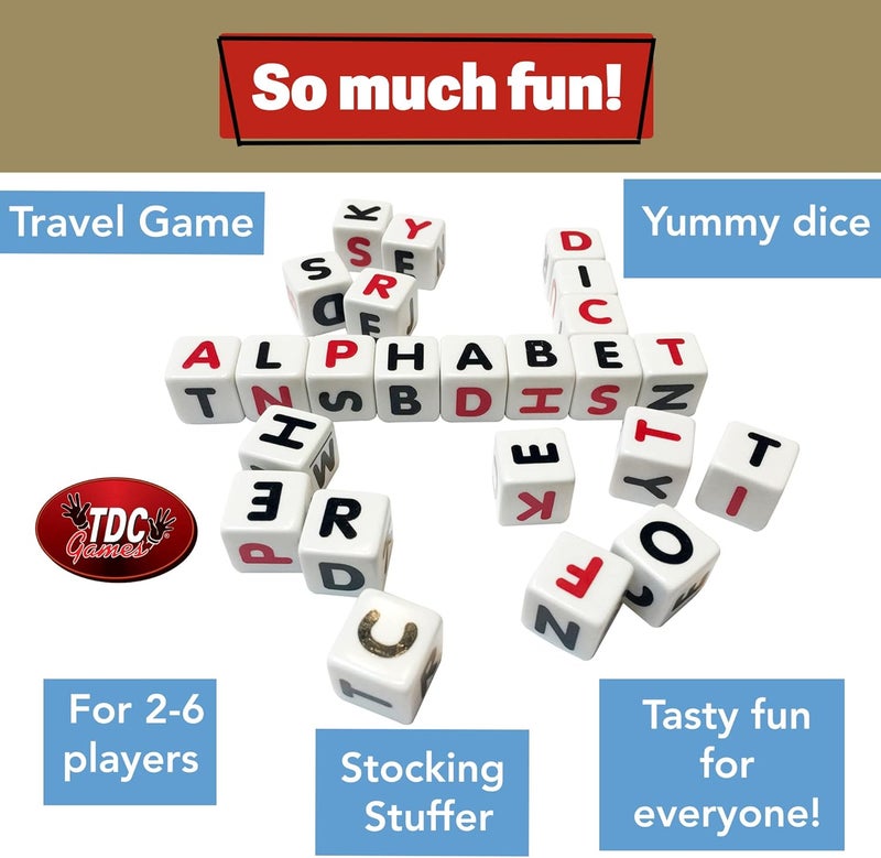 TDC Games Campbell's Alphabet Dice Game, Great for Party Favors, for Travel, Camping Family Game Night, Yard Games for Adults and Family - Image 5
